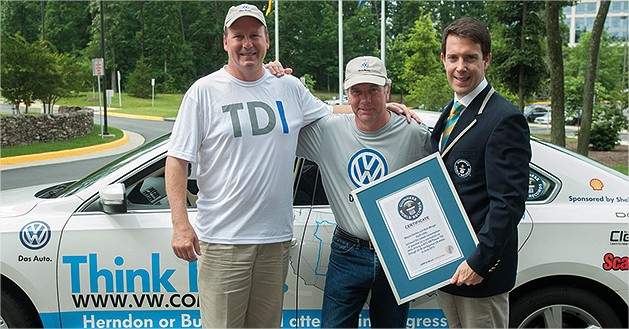 Volkswagen Passat 2.0 TDI e вписан в рекордите на Гинес