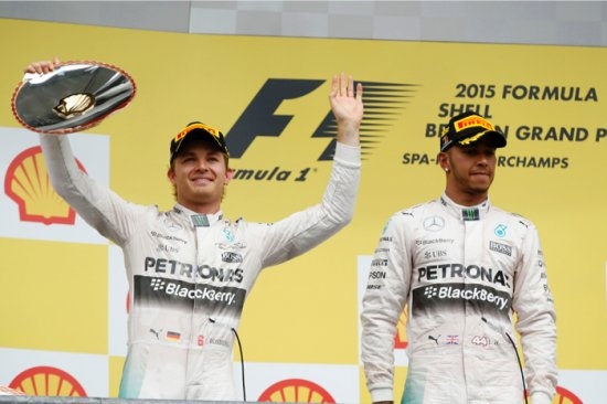 Формула 1: Класиране при отборите след Гран при на Белгия 2015