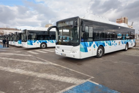 20 напълно електрически автобуса Yutong E12 тръгват по линии на Столичен автотранспорт