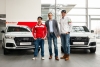 Състезатели и тренировъчни екипи на БФСки с обновена флота автомобили от Audi